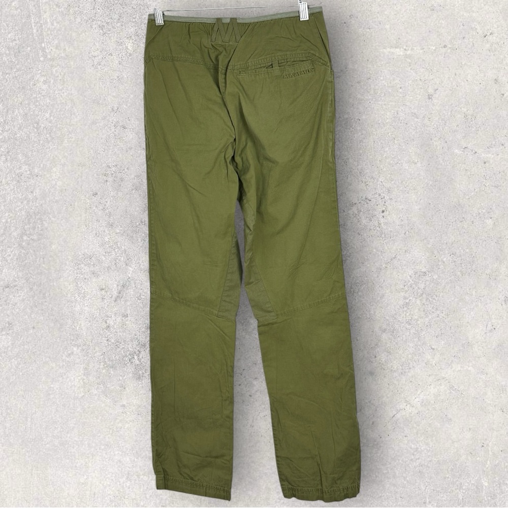 Mammut Massone Pants Mens Size 28 Olive Green Mountain Climbing Hiking Outdoors - Picture 3 of 16